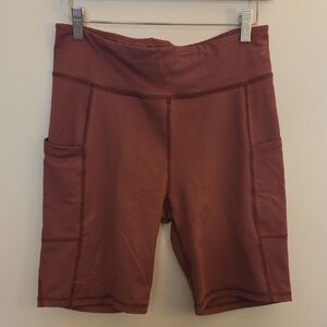 Lucky Brand Women's Mauve Bike Shorts